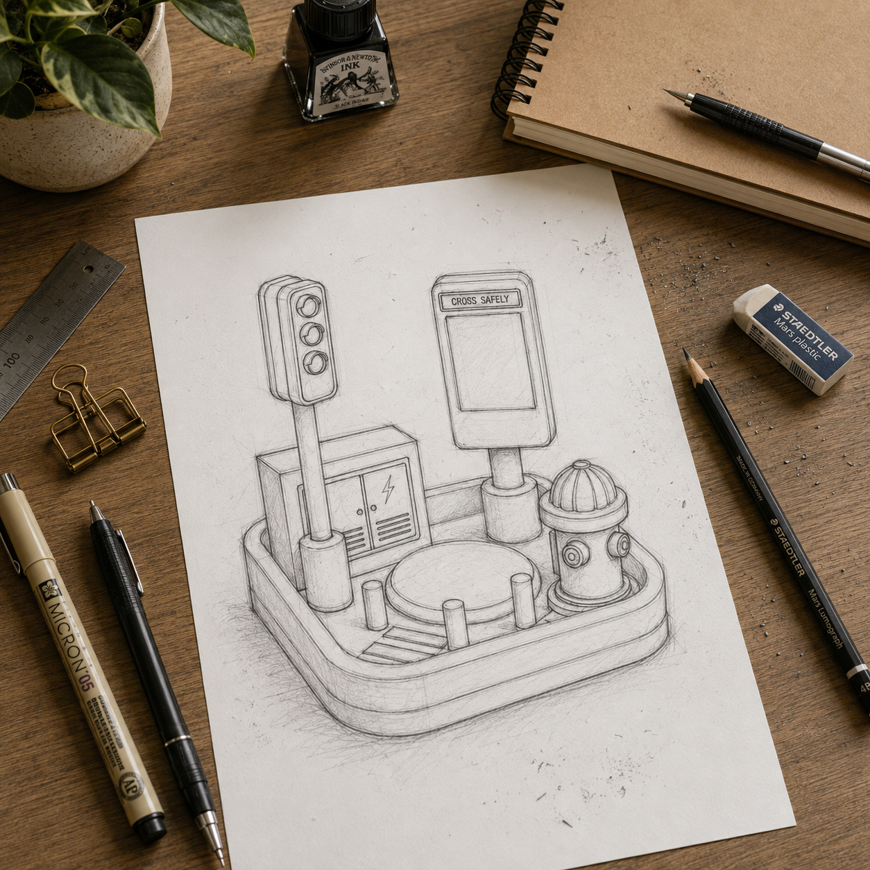 Designing a scene